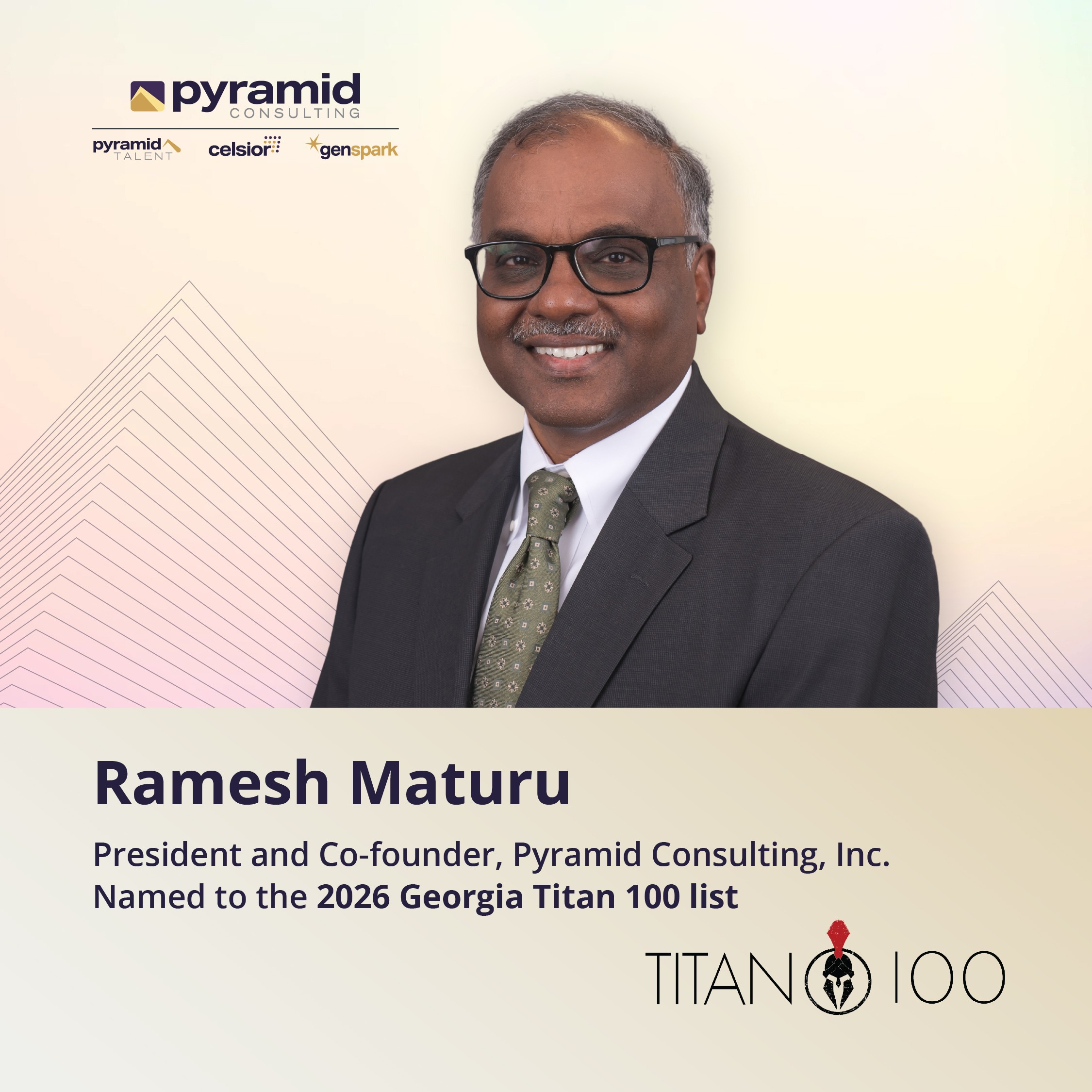 Ramesh Maturu Named to the 2026 Georgia Titan 100 List